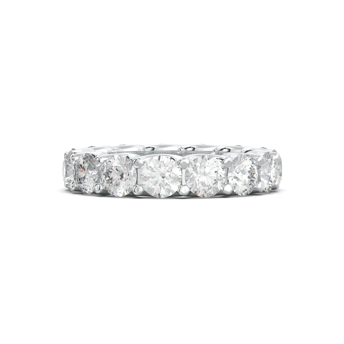 Round Eternity Wedding Band