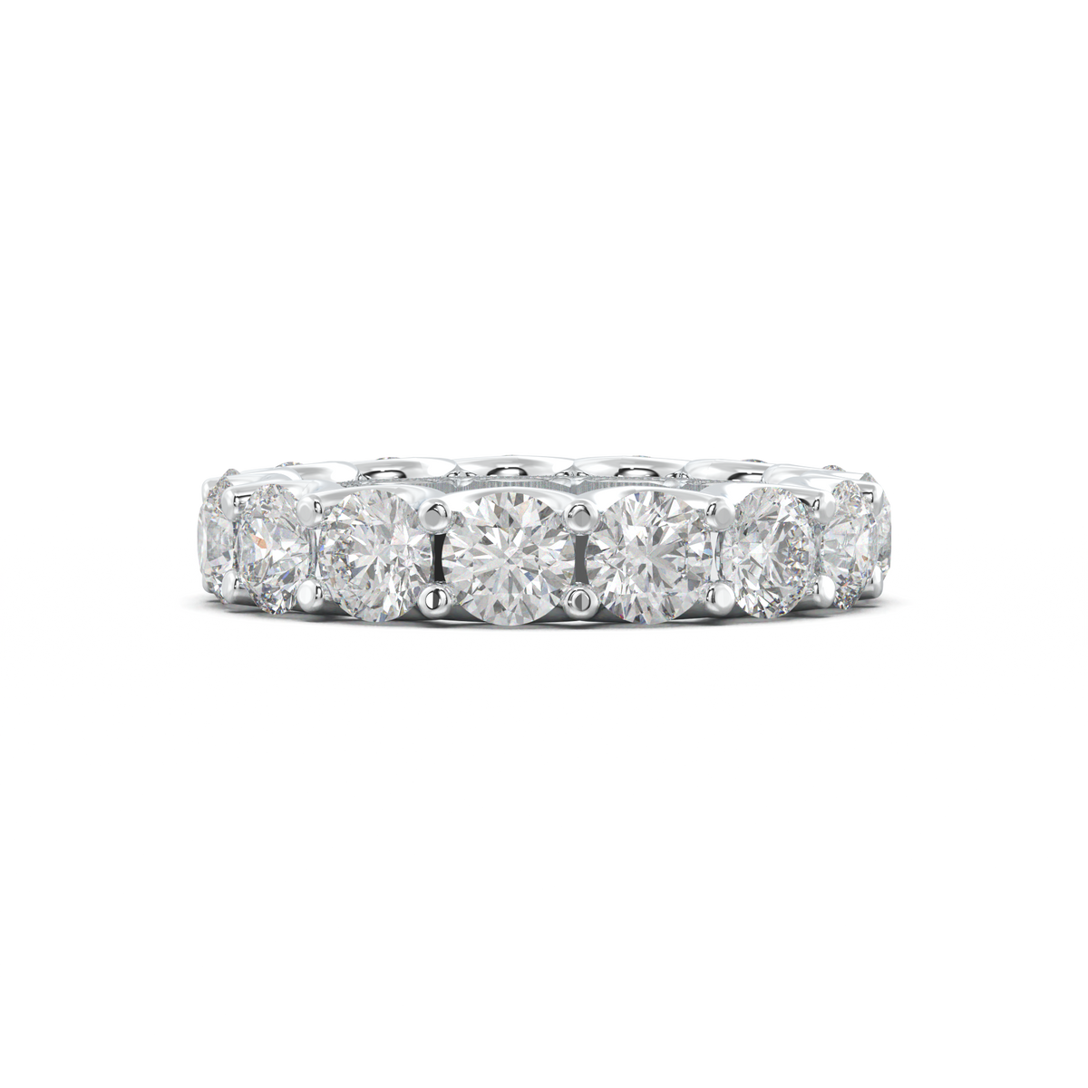 Round Eternity Wedding Band