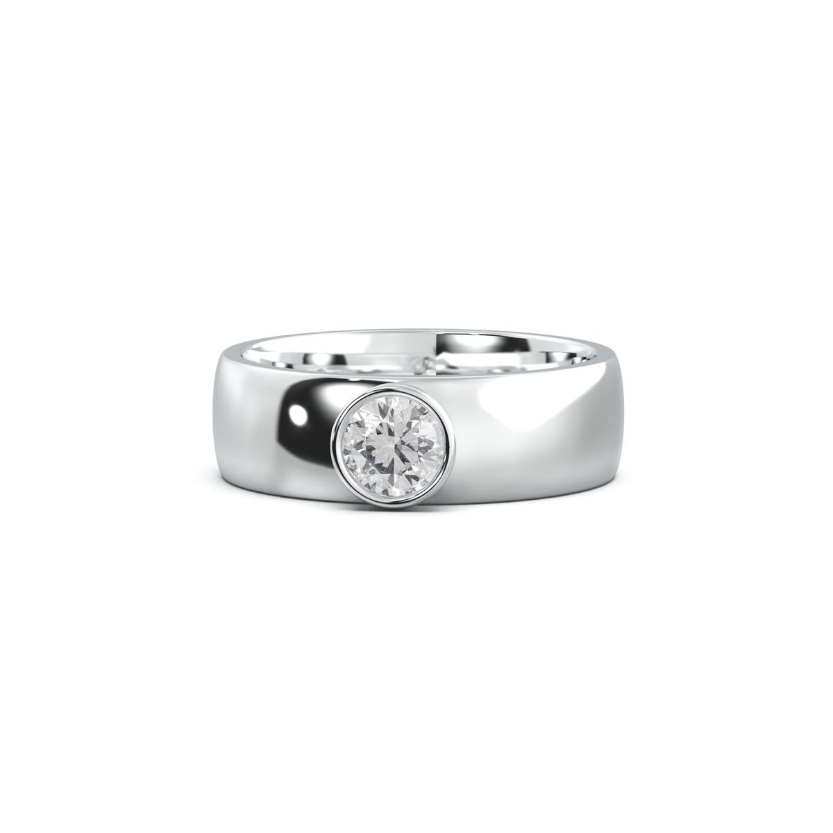 Round Bezel Men's Band