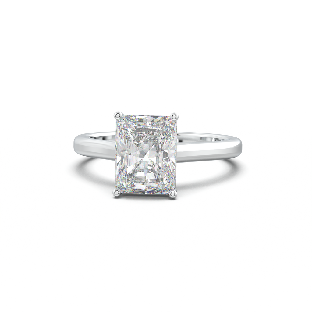 Radiant Solitaire Engagement Ring