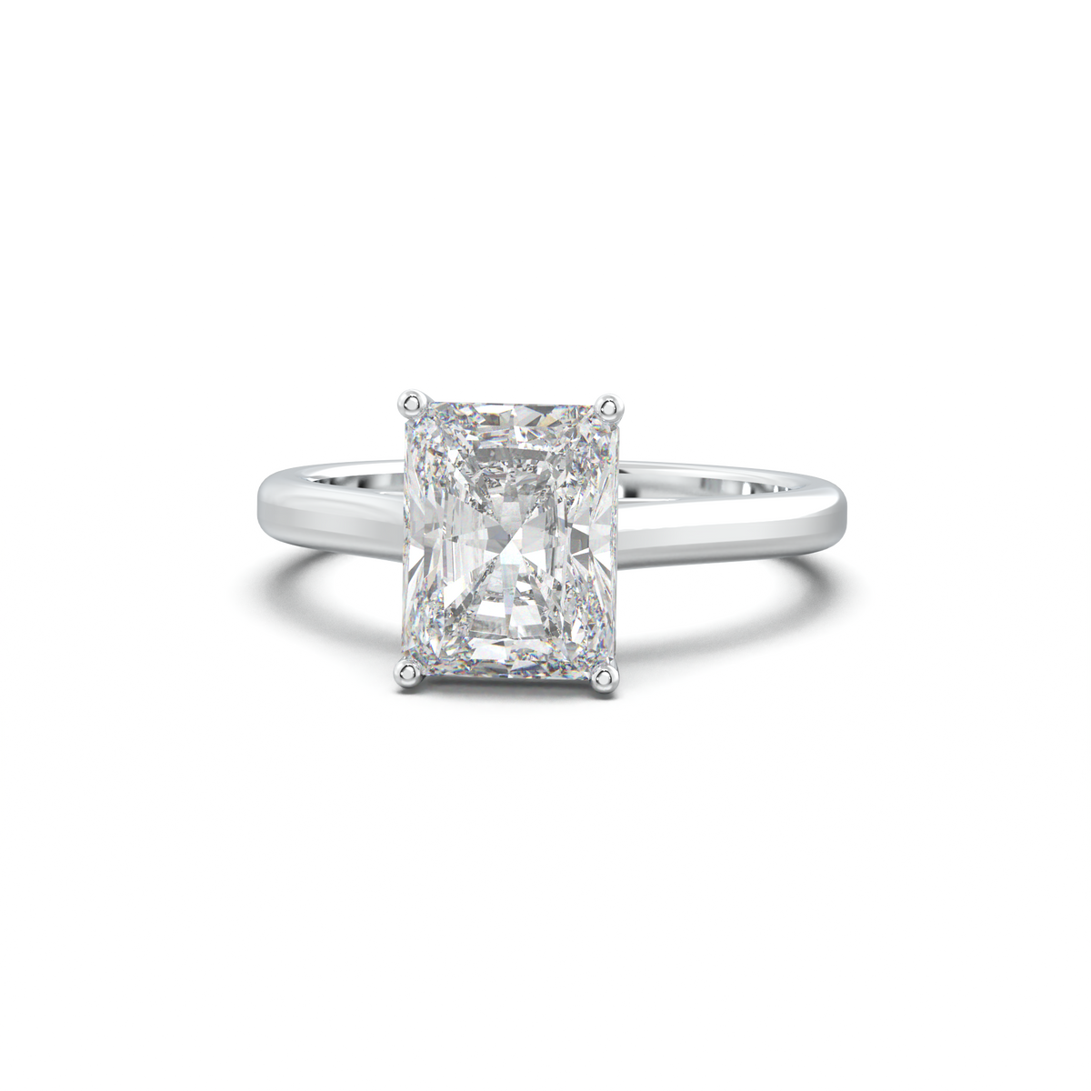 Radiant Solitaire Engagement Ring