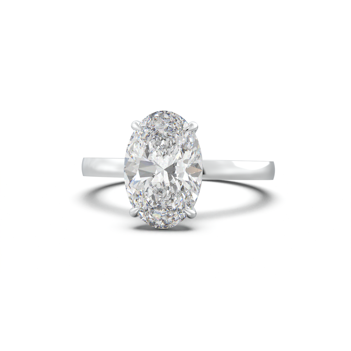 Oval Solitaire Engagement Ring