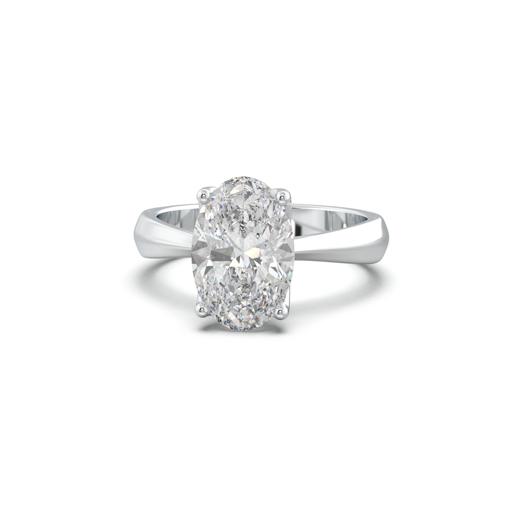 Oval Solitaire Engagement Ring