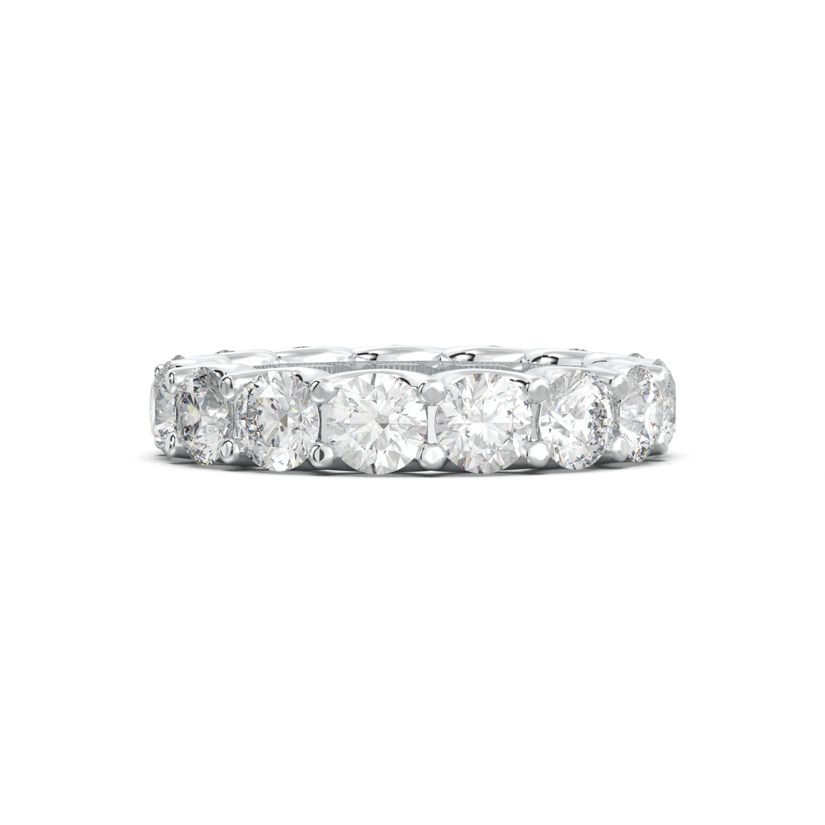 Round Eternity Wedding Band