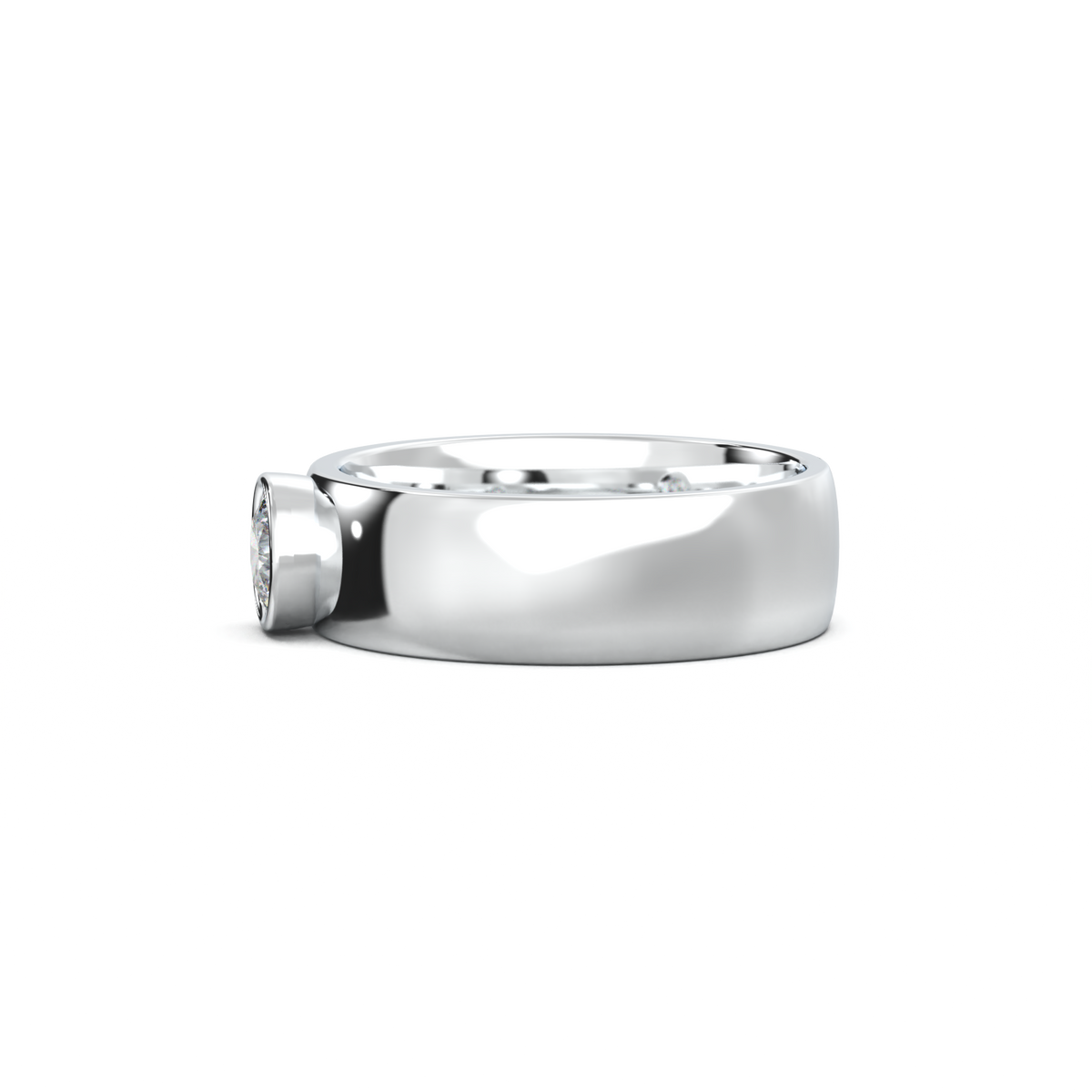 Round Bezel Men's Band