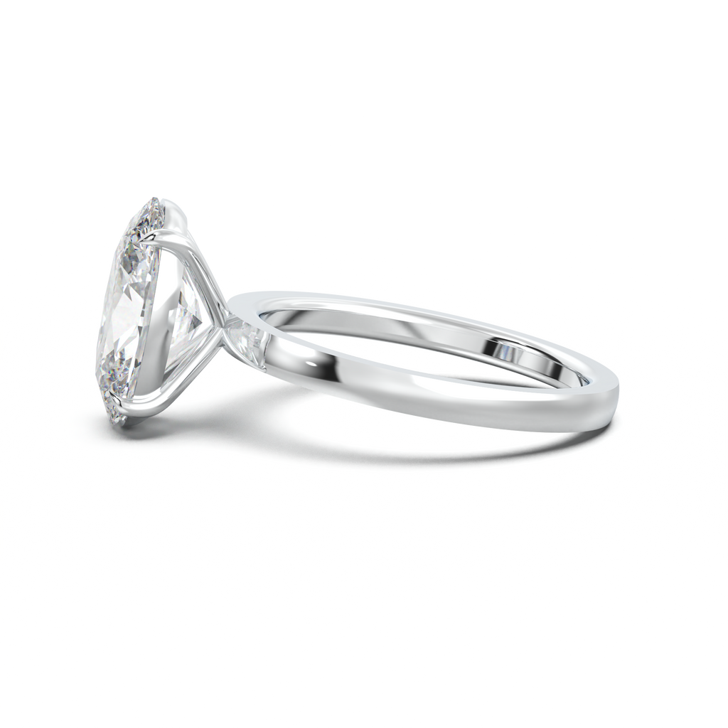 Oval Solitaire Engagement Ring