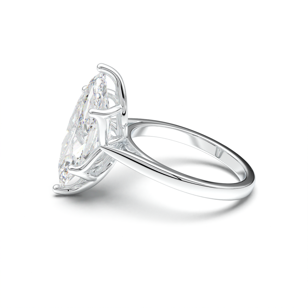 Marquise Solitaire Engagement Ring