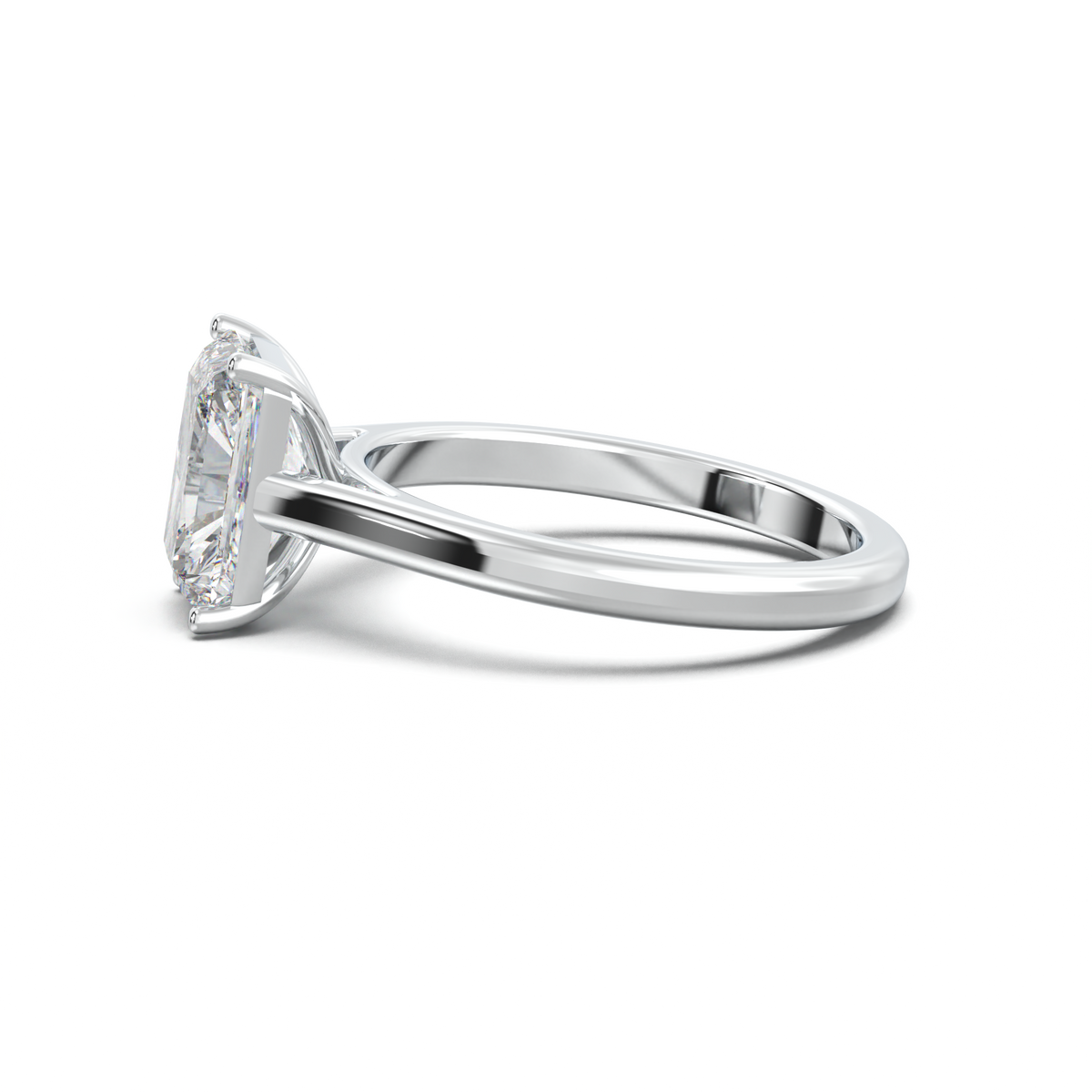 Radiant Solitaire Engagement Ring