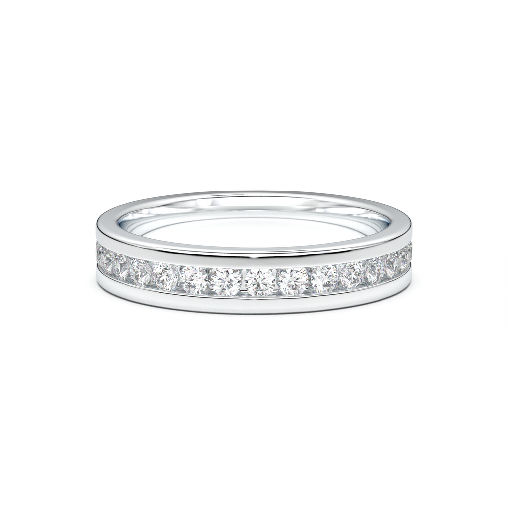 Channel-Set Diamond Men's Band