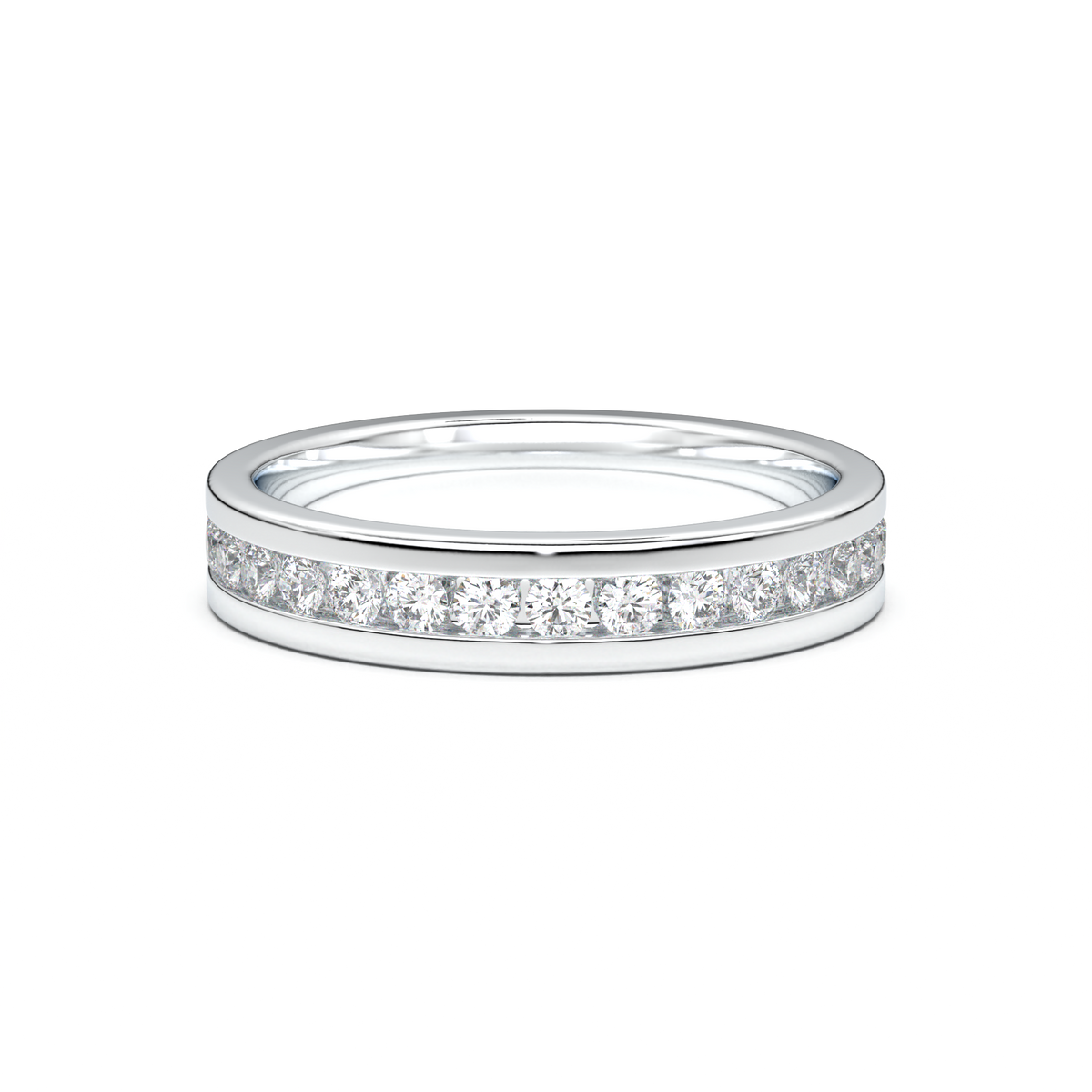 Channel-Set Diamond Men's Band