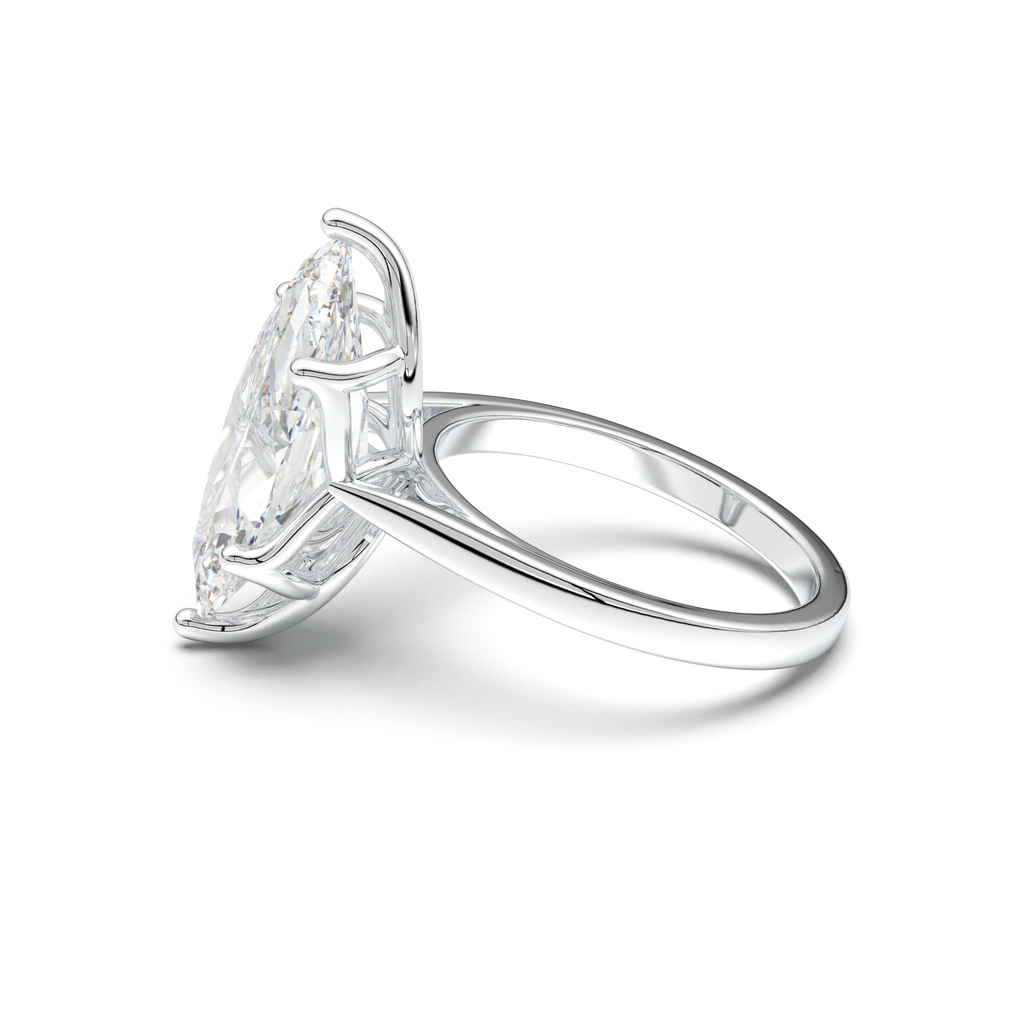 Marquise Solitaire Engagement Ring