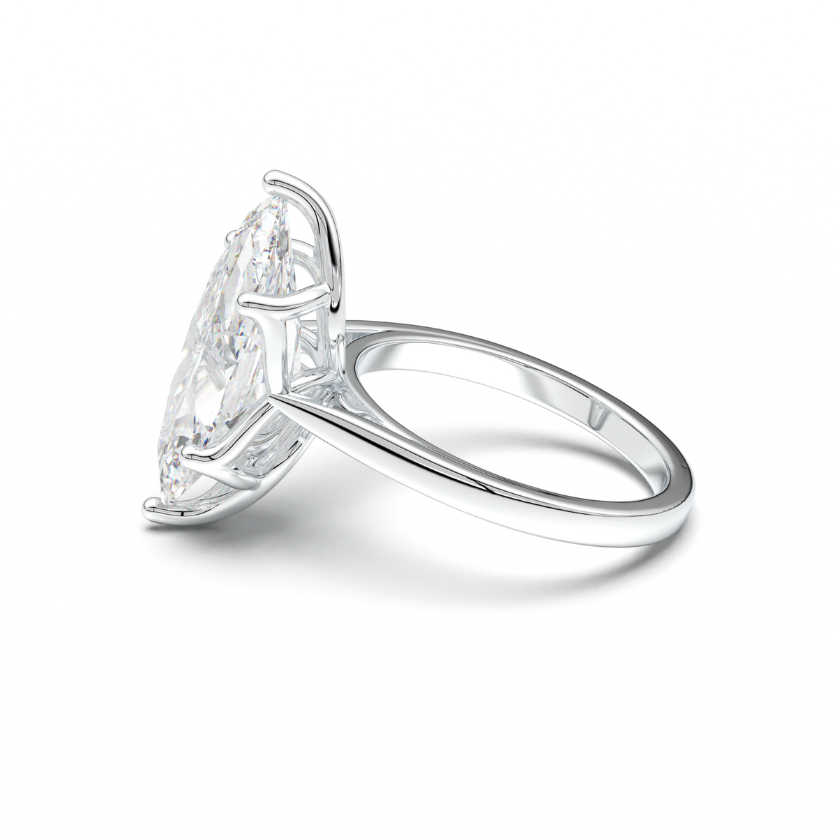 Marquise Solitaire Engagement Ring