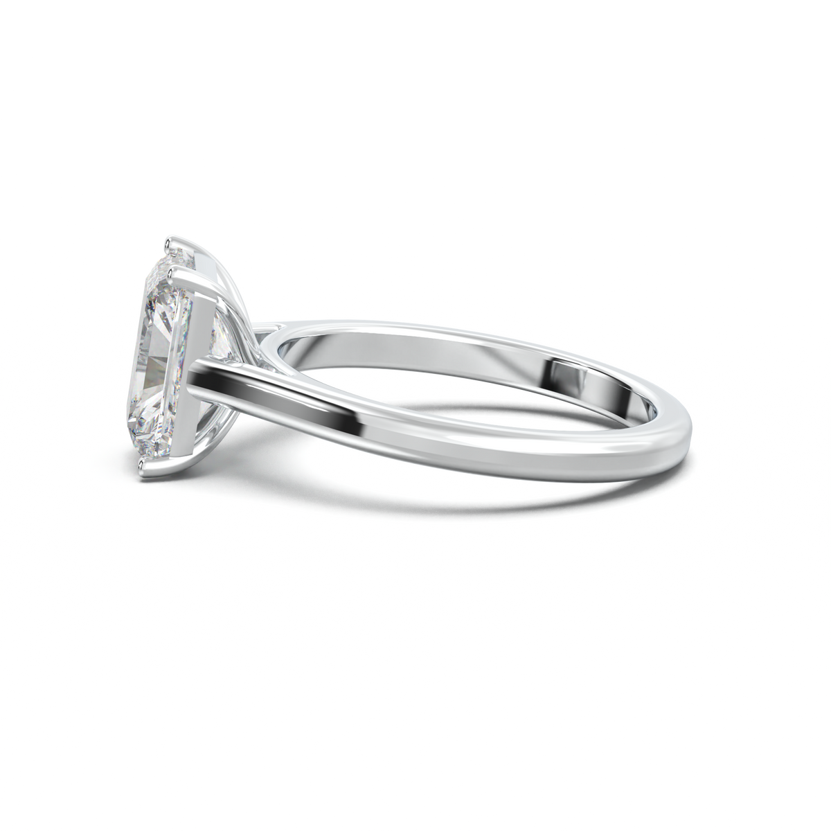 Radiant Solitaire Engagement Ring