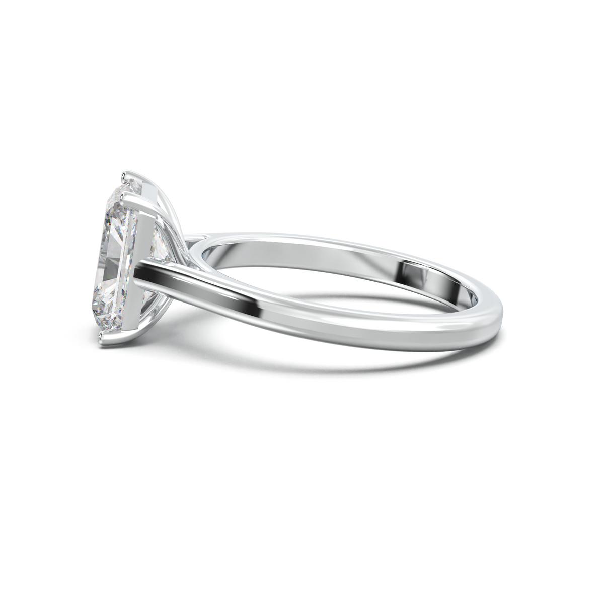 Radiant Solitaire Engagement Ring