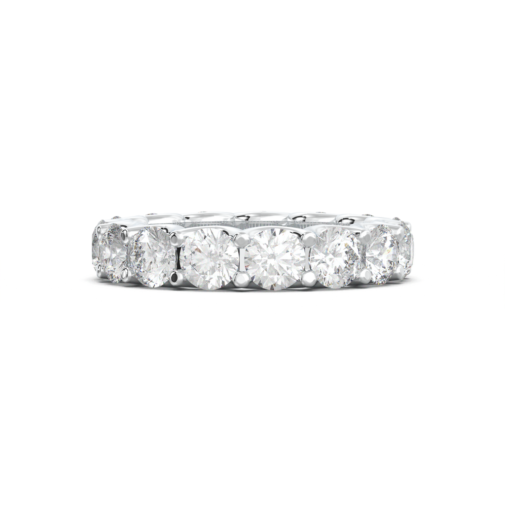 Round Eternity Wedding Band