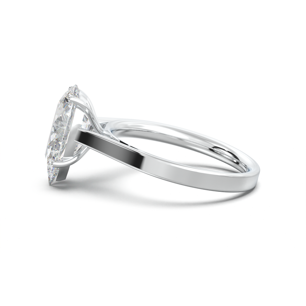 Pear Solitaire Engagement Ring