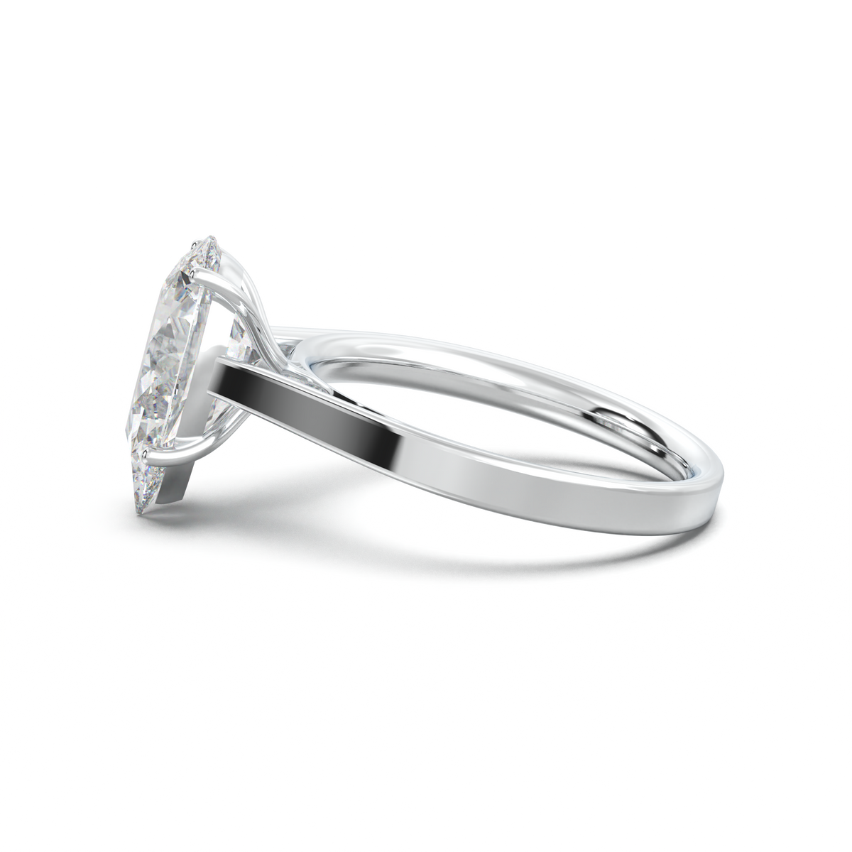 Pear Solitaire Engagement Ring