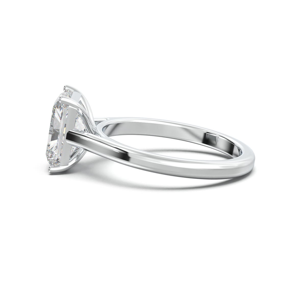 Radiant Solitaire Engagement Ring