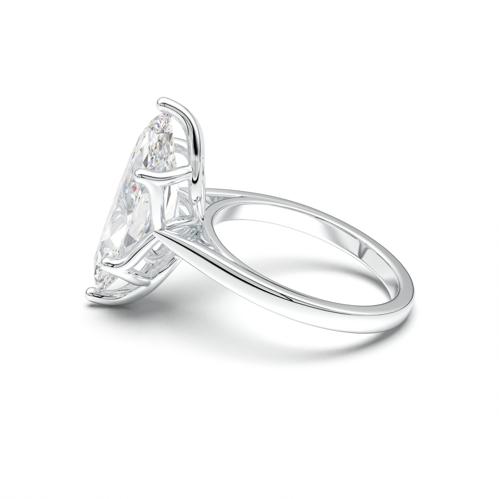 Marquise Solitaire Engagement Ring