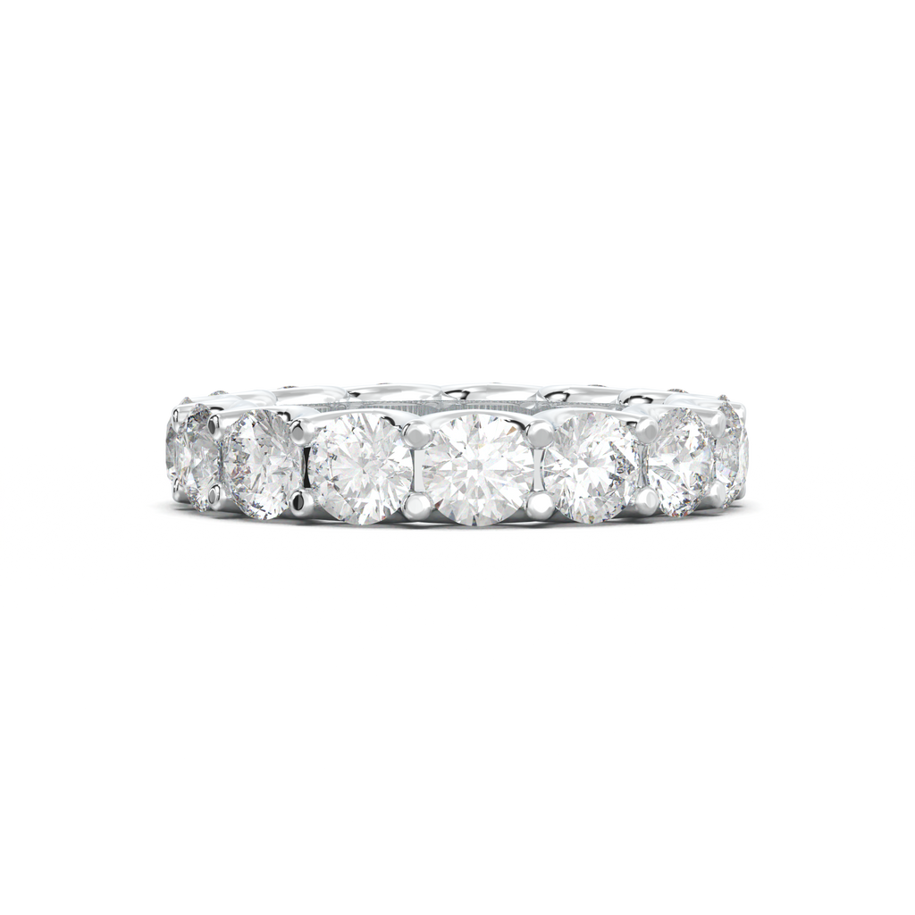 Round Eternity Wedding Band