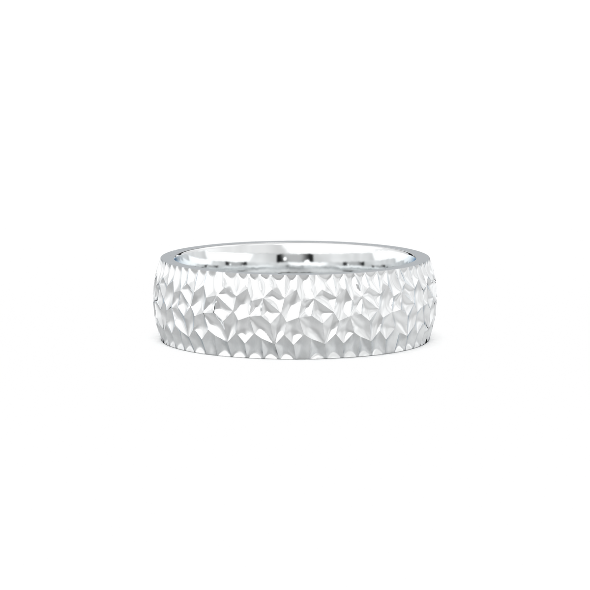 Hammered Texture Men's Band