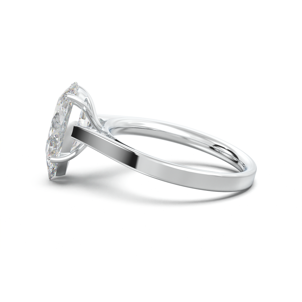Pear Solitaire Engagement Ring
