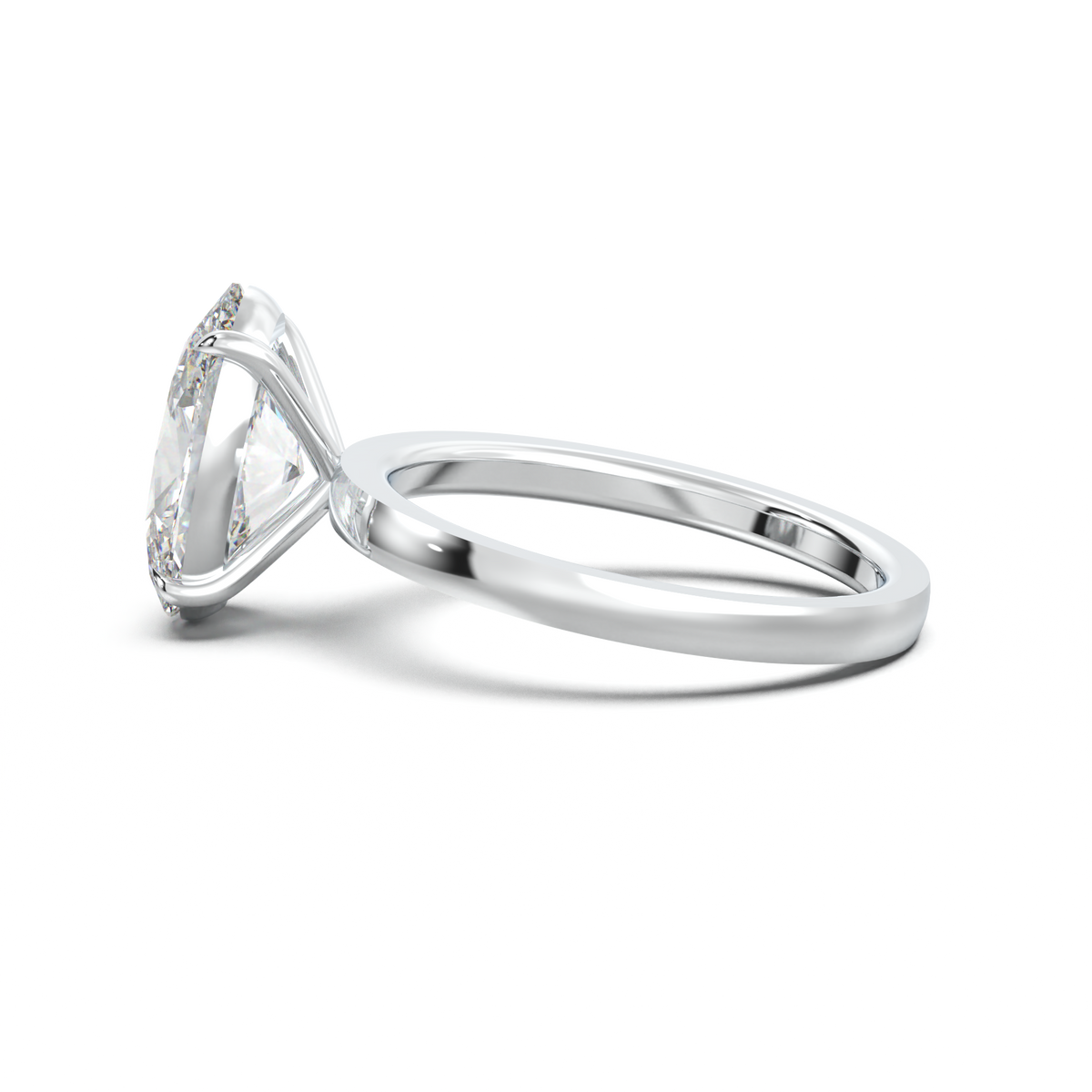 Oval Solitaire Engagement Ring