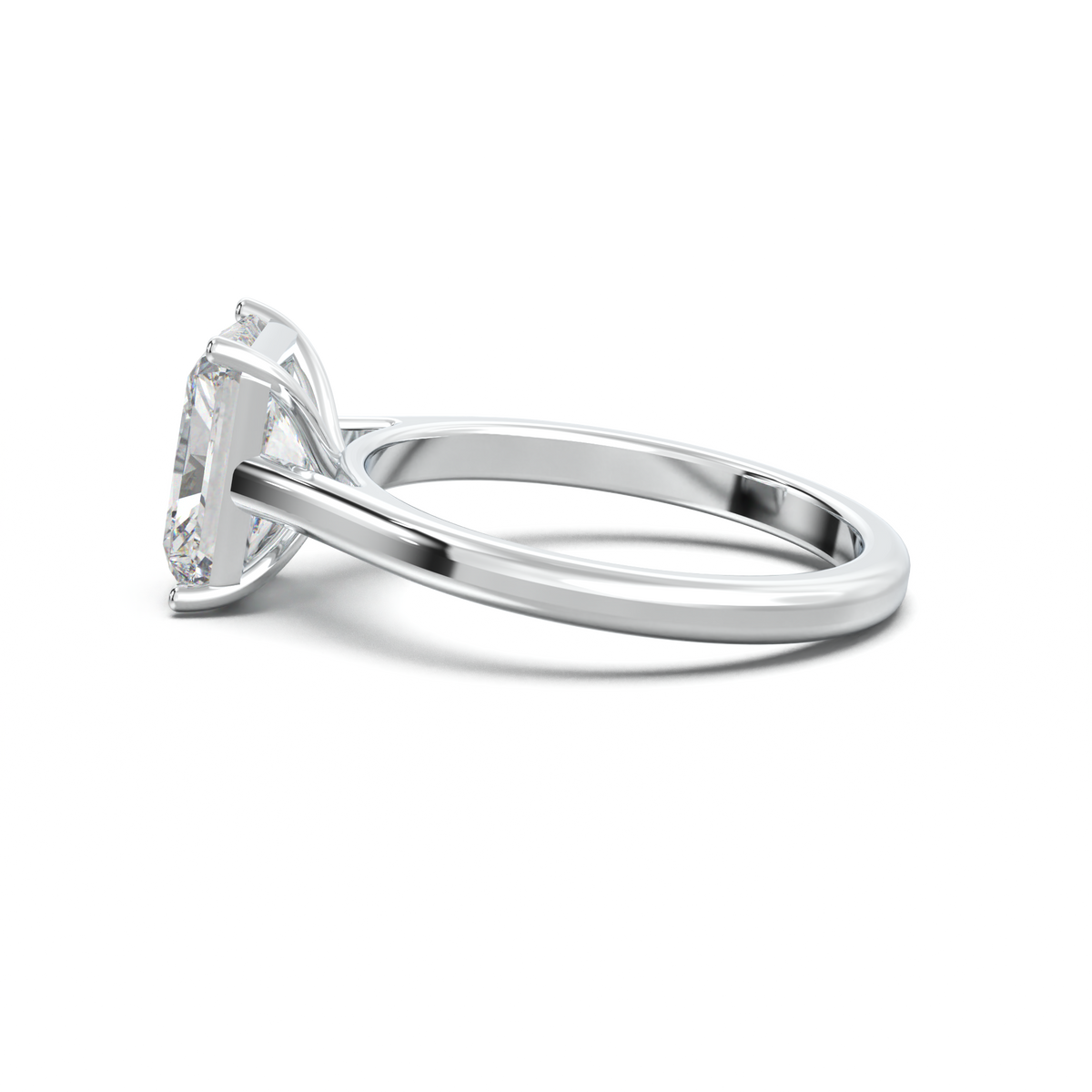 Radiant Solitaire Engagement Ring