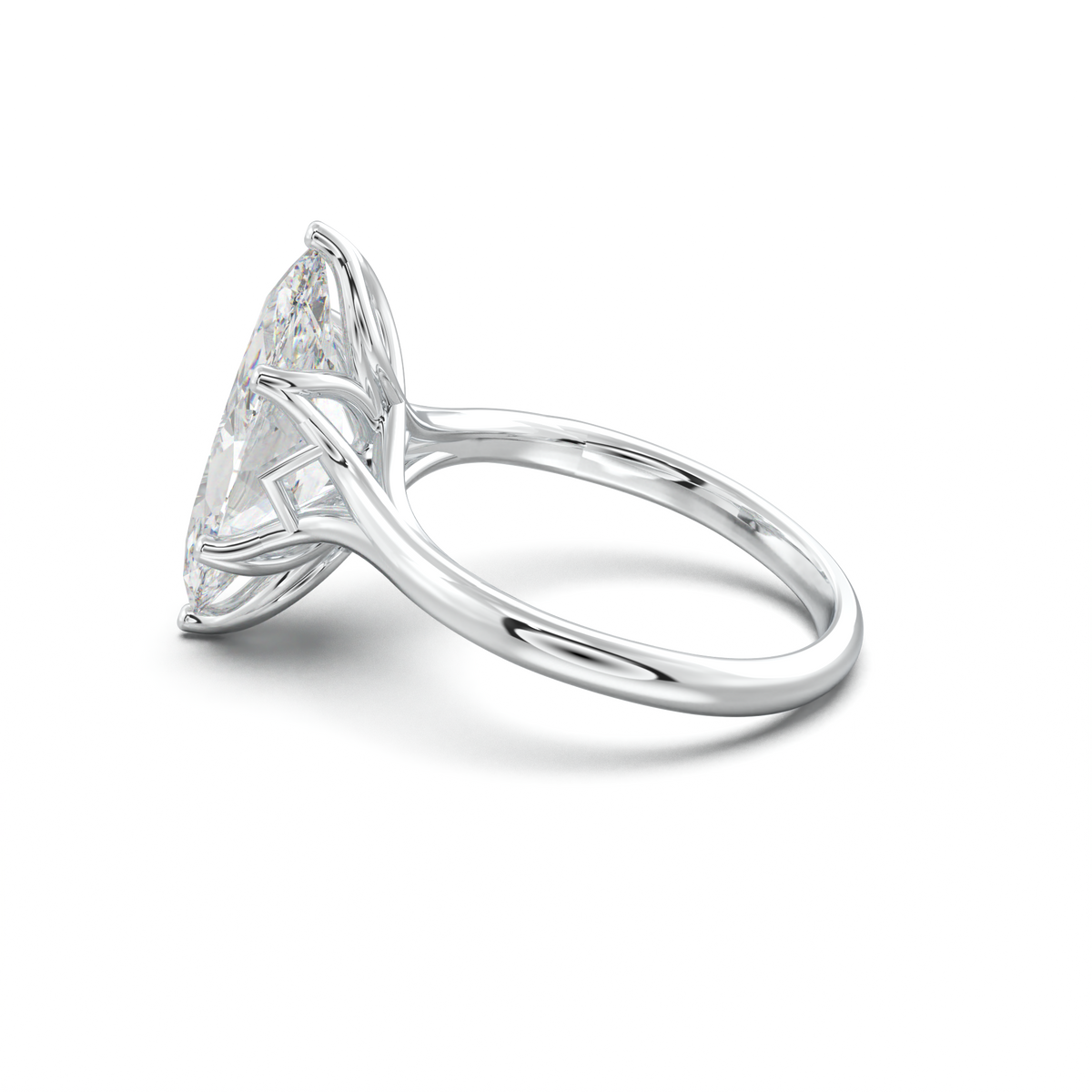 Marquise Solitaire with Hidden Diamond Accent