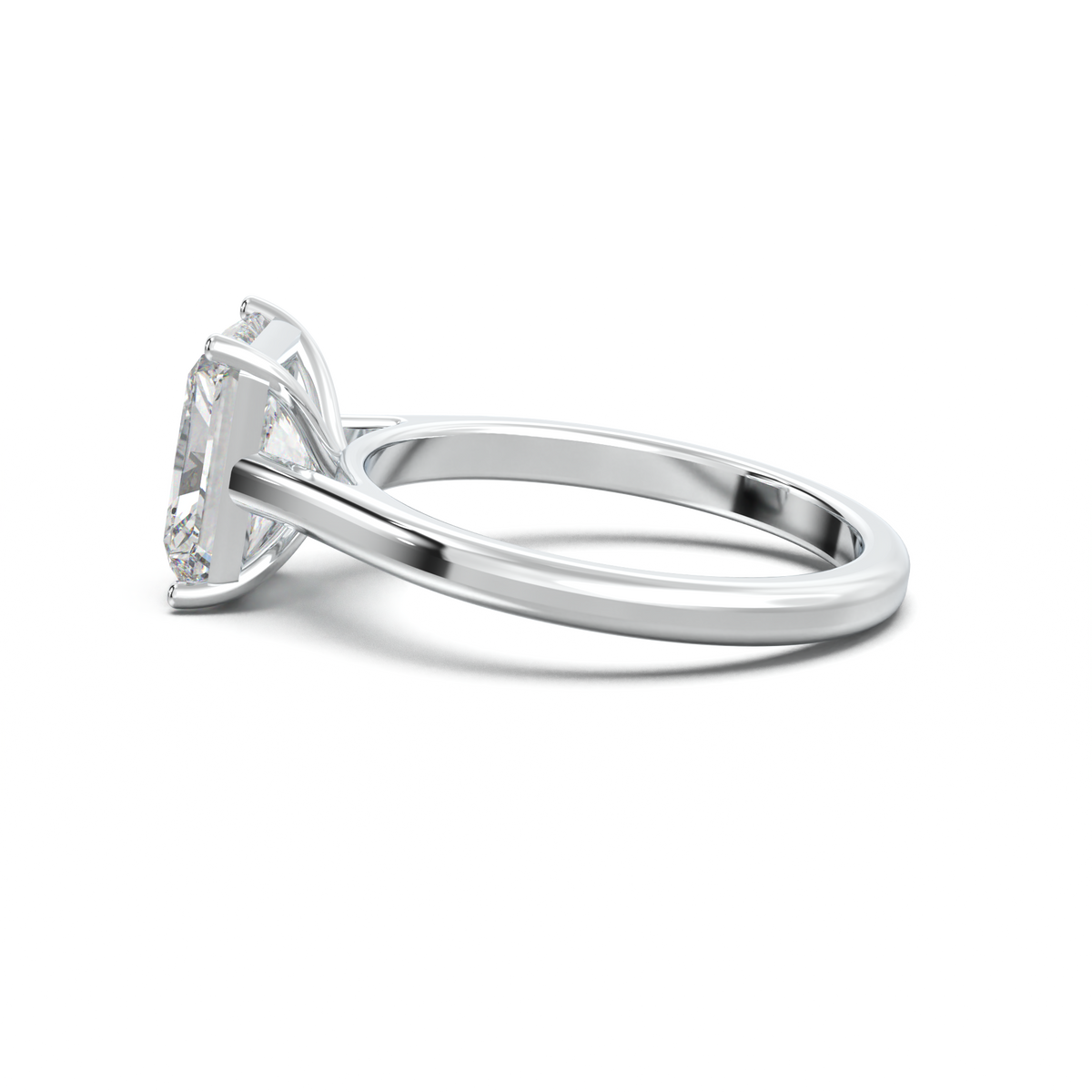 Radiant Solitaire Engagement Ring