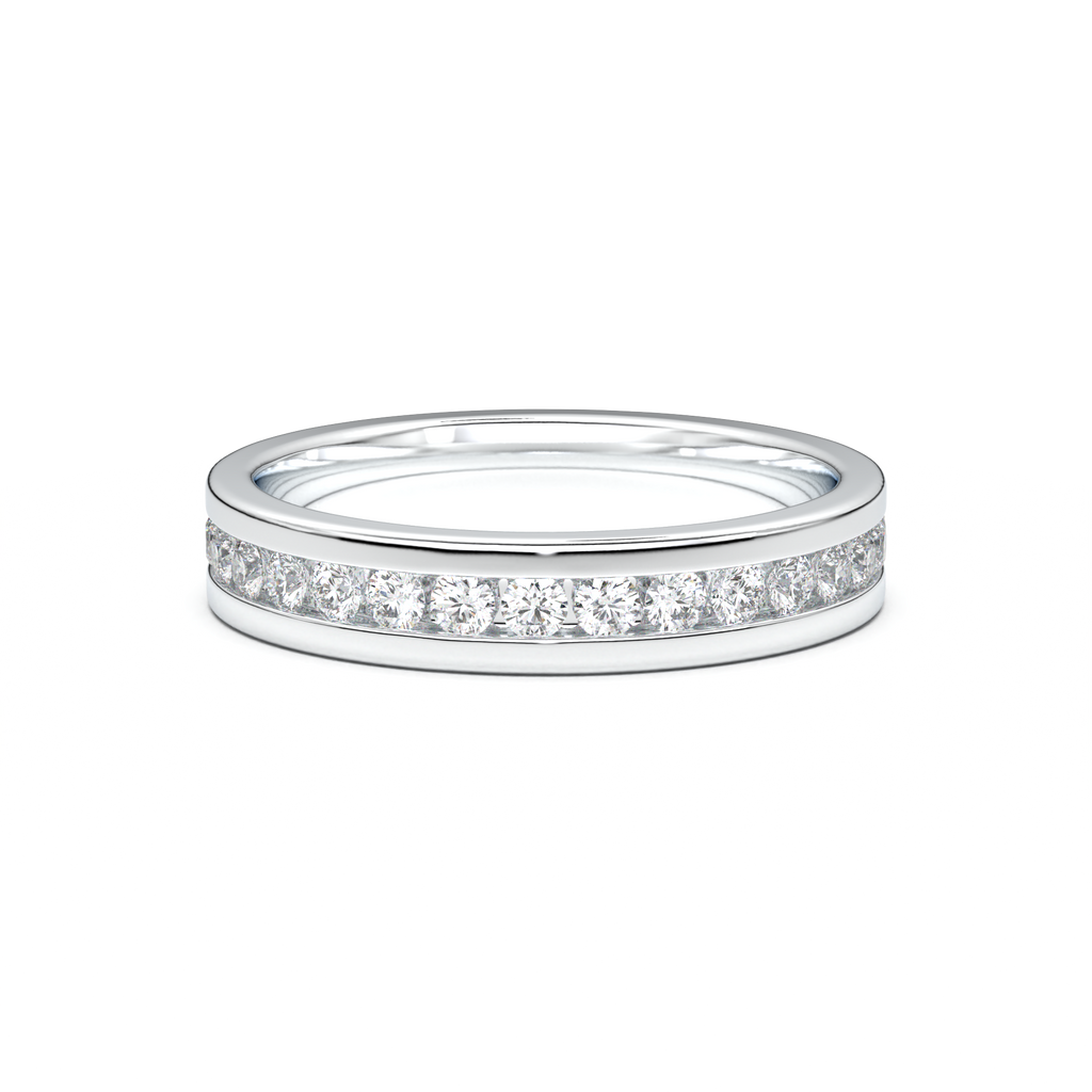 Channel-Set Diamond Men's Band