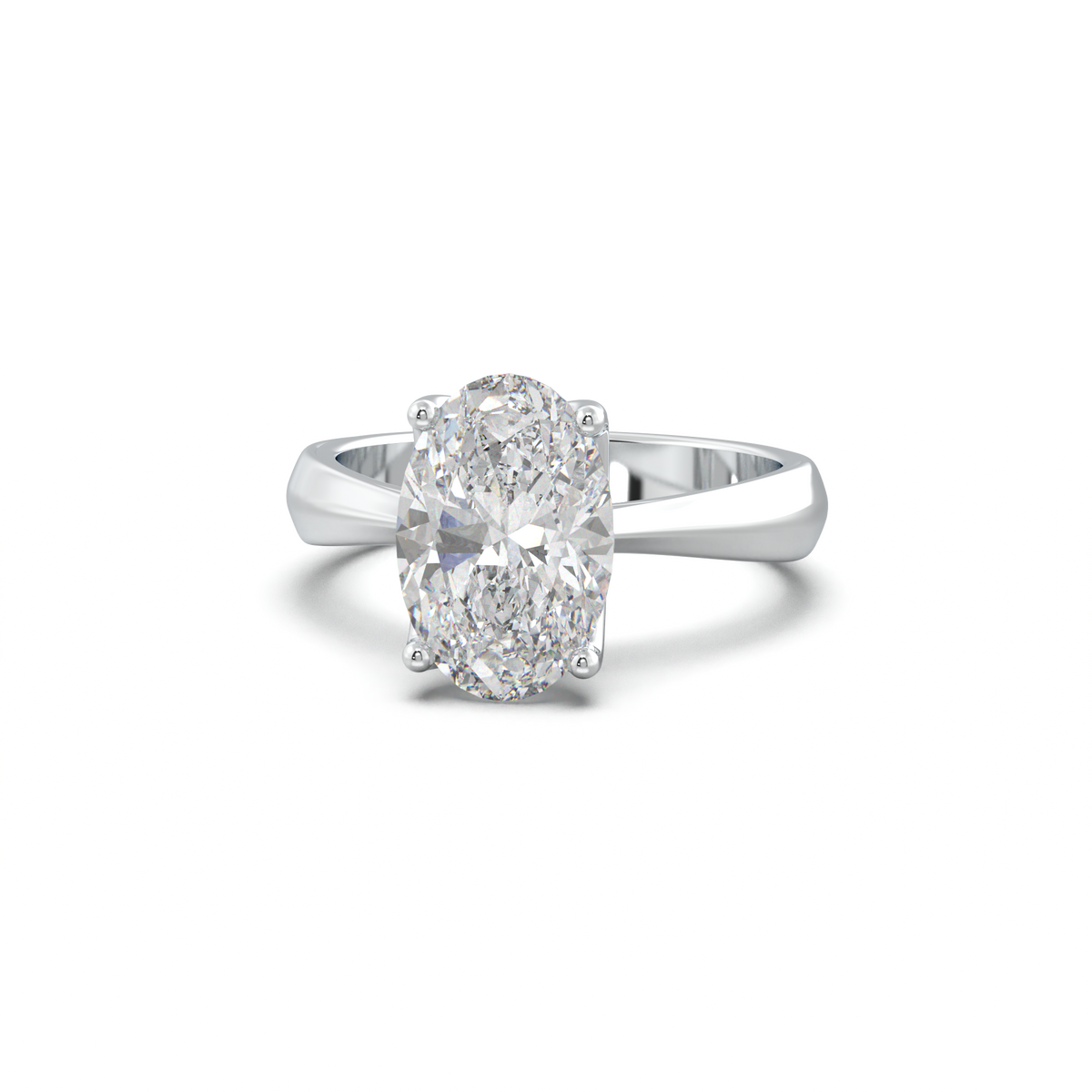 Oval Solitaire Engagement Ring