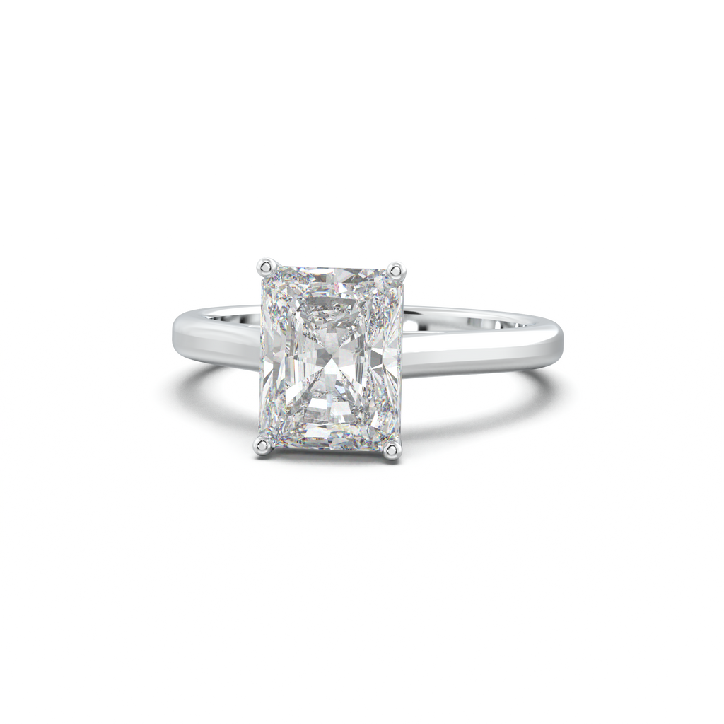 Radiant Solitaire Engagement Ring