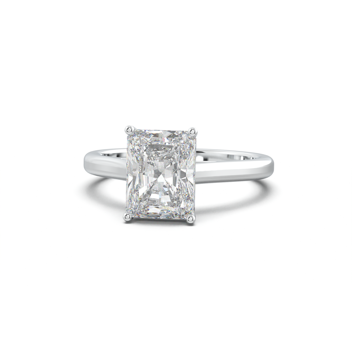 Radiant Solitaire Engagement Ring