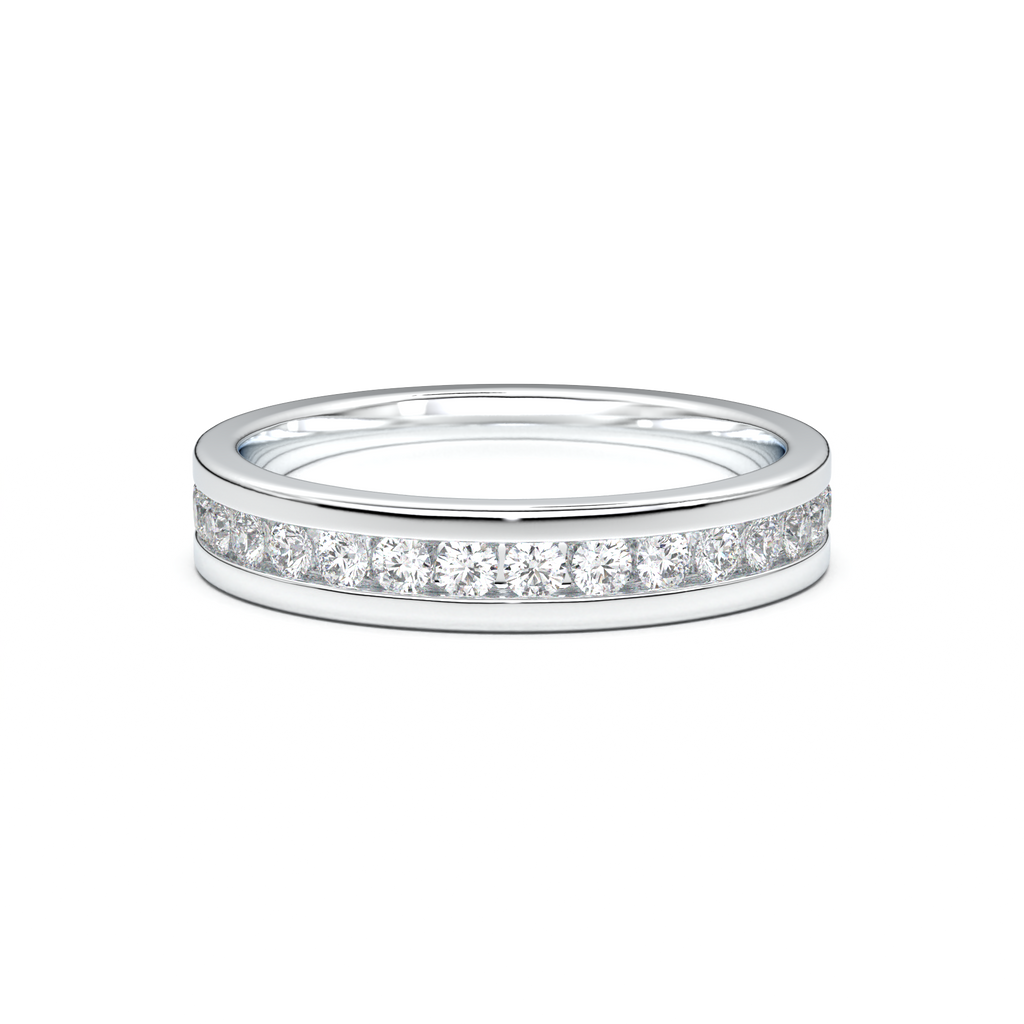 Channel-Set Diamond Men's Band