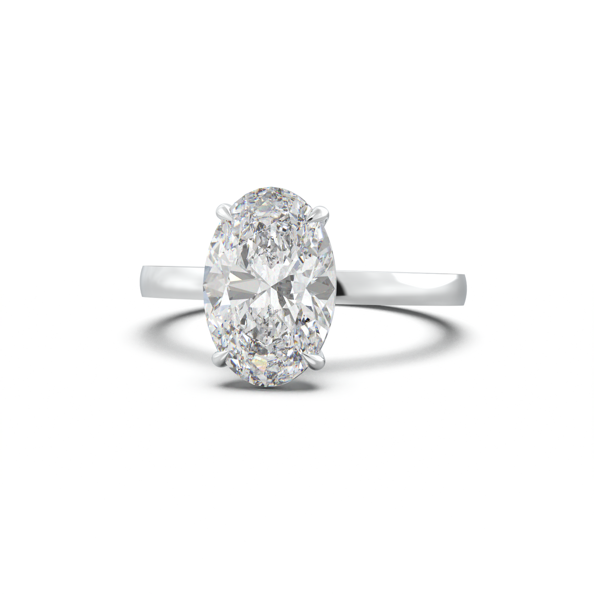 Oval Solitaire Engagement Ring