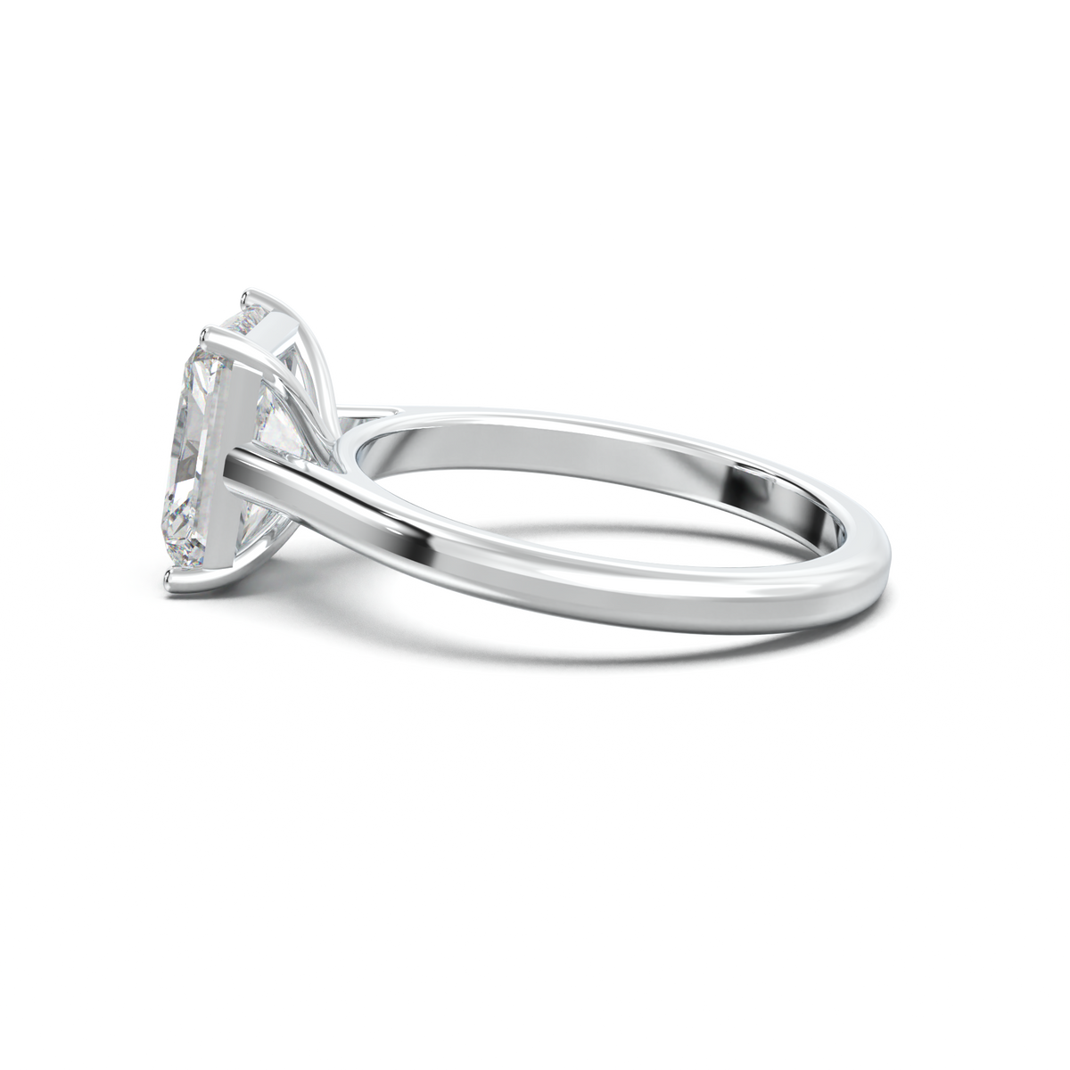 Radiant Solitaire Engagement Ring