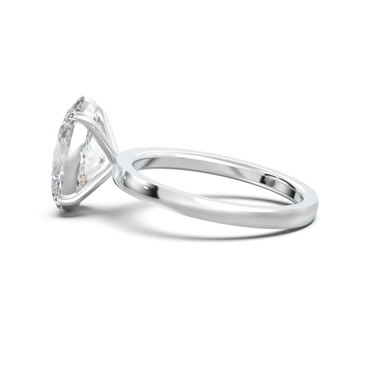 Oval Solitaire Engagement Ring
