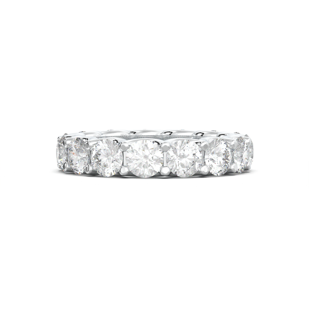 Round Eternity Wedding Band