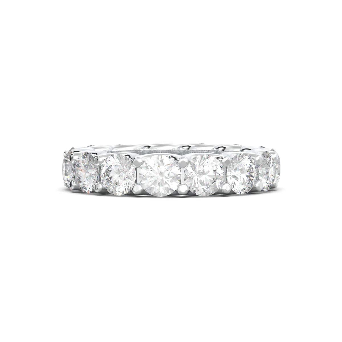 Round Eternity Wedding Band