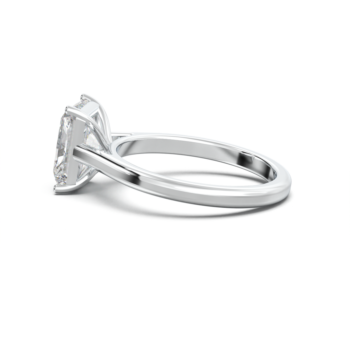 Radiant Solitaire Engagement Ring