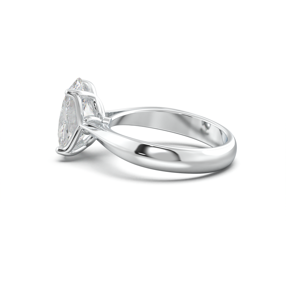 Oval Solitaire Engagement Ring