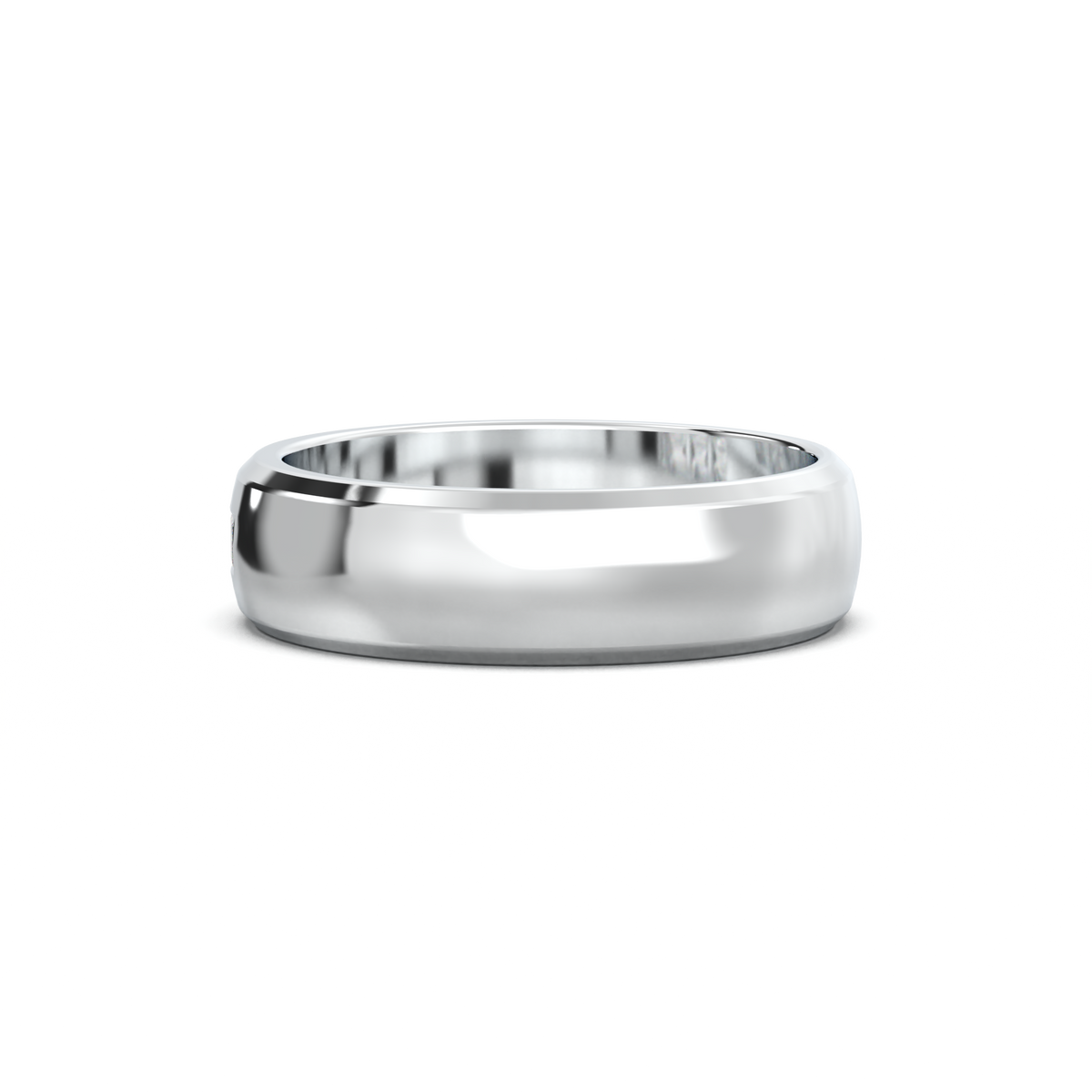 Three-Emerald Inlay Men's Band