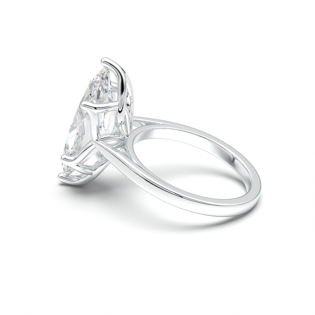 Marquise Solitaire Engagement Ring