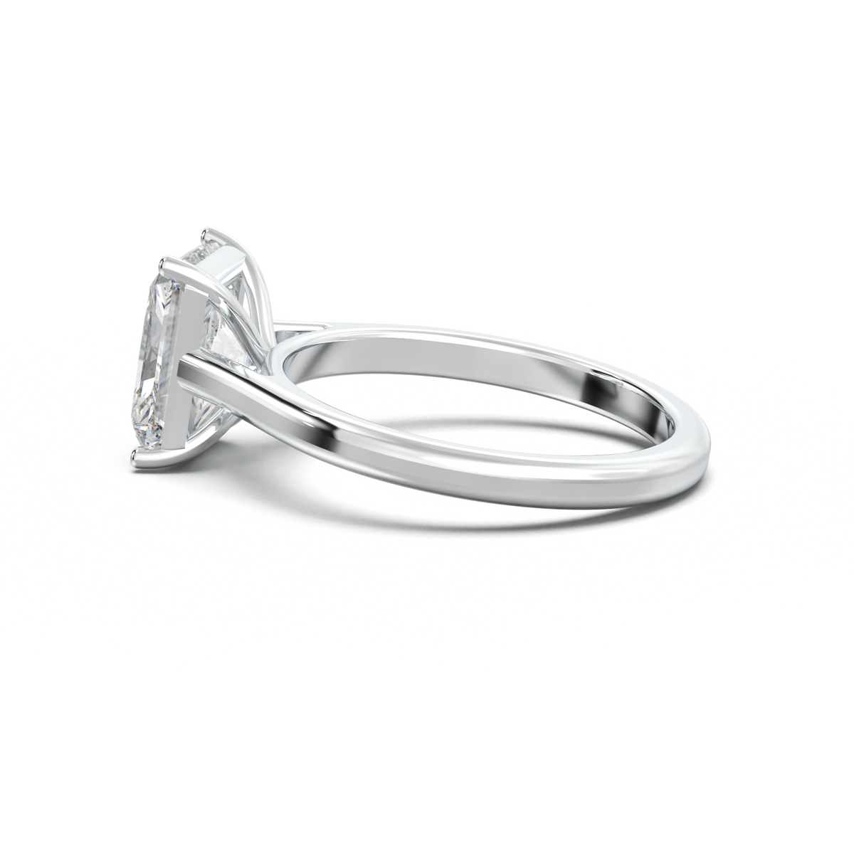 Radiant Solitaire Engagement Ring