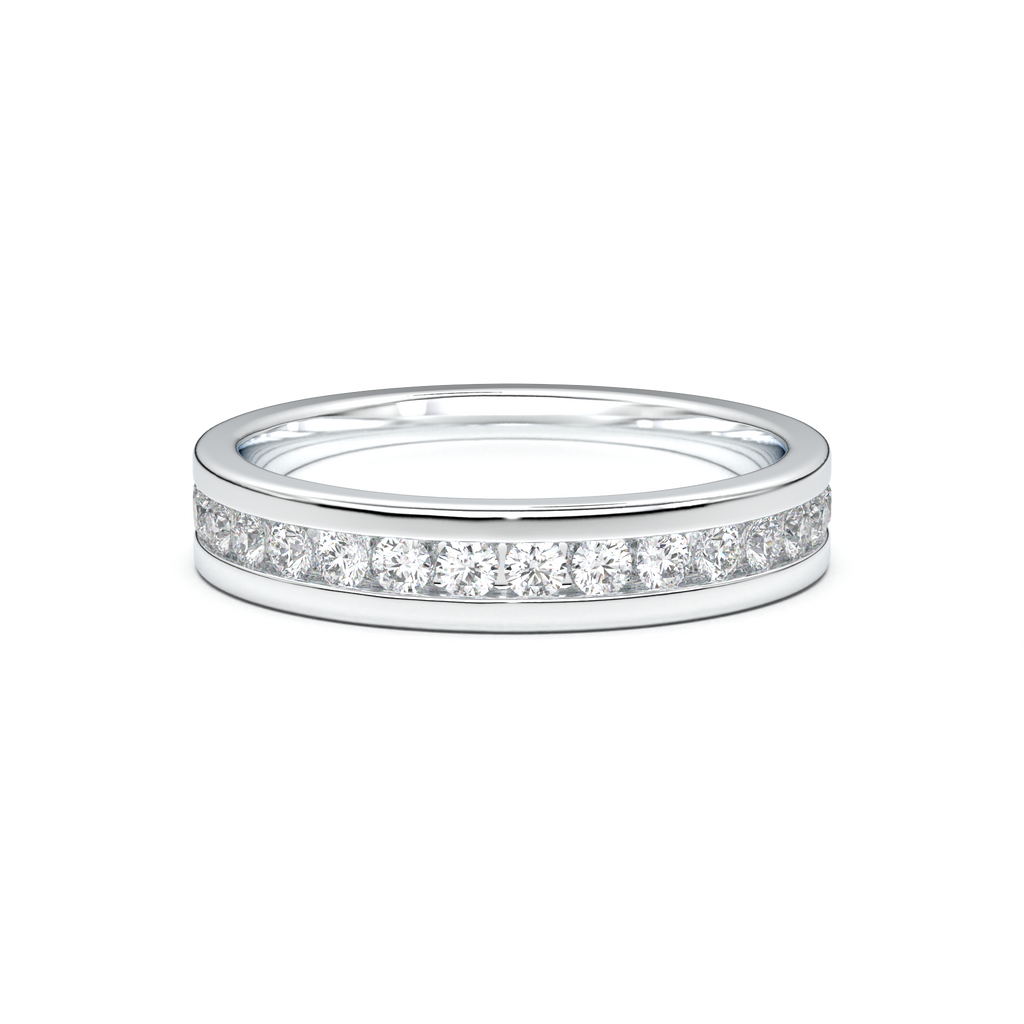 Channel-Set Diamond Men's Band