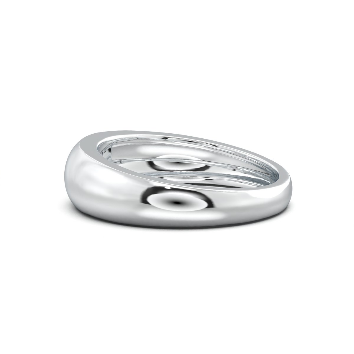 Flush-Set Marquise Men's Band