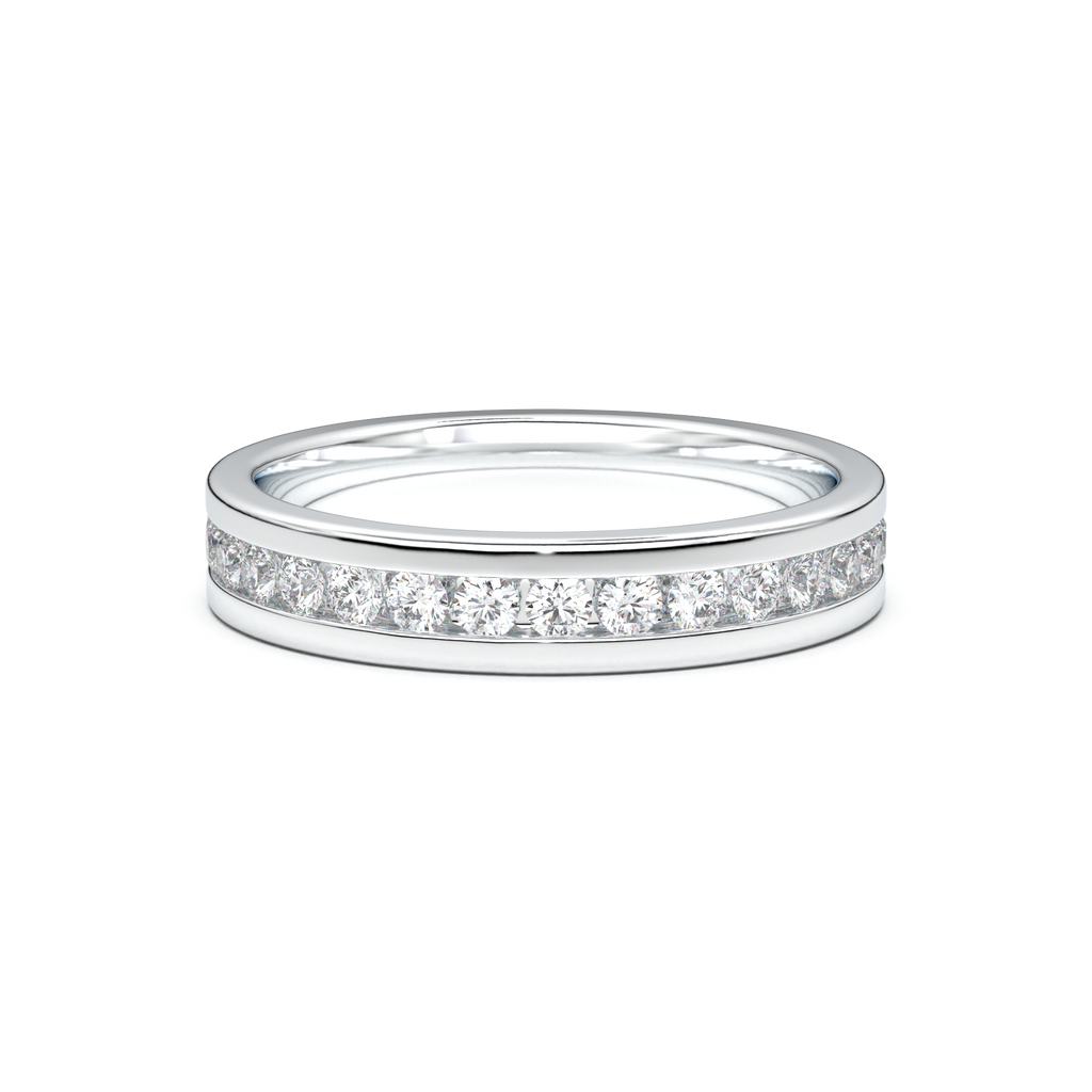 Channel-Set Diamond Men's Band