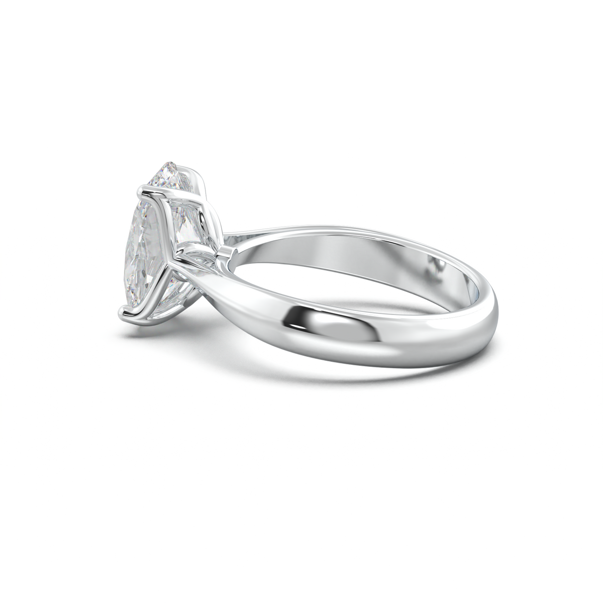 Oval Solitaire Engagement Ring