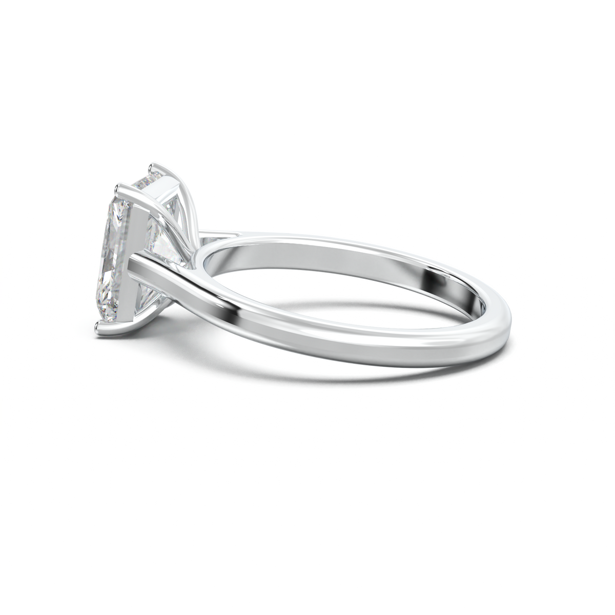 Radiant Solitaire Engagement Ring